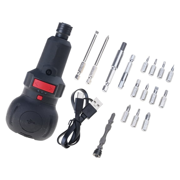 Rechargeable Cordless Screwdriver with LED Light, 8N.m Mode, 800mAh & Start/Stop Function