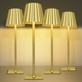 thumbnail image 1 of Tsothea 4Pack Gold Rechargeable Cordless Table Lamps, 3CCT Dimmable LED, 5000mAh, 1 of 7