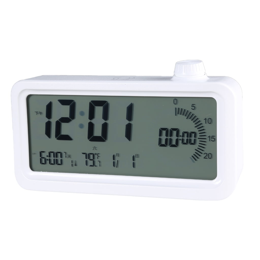 Rechargeable Countdown Timer With 3 Alarms Model, Date Display, Time