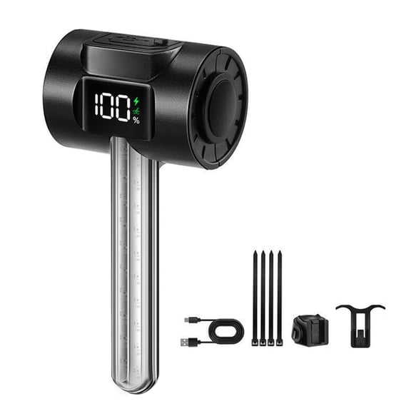 Rechargeable Cycling Tail Lamp Bright LED Bicycles Back Light Outdoor Tail Light for Safe Night Cycling