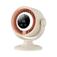 thumbnail image 1 of Rechargeable Desk Fan, Portable Mini Table Fan with LED Light and Digital Display, Stepless Speed Control USB-C Fan for Office, Bedroom, Home, Travel, 1 of 8