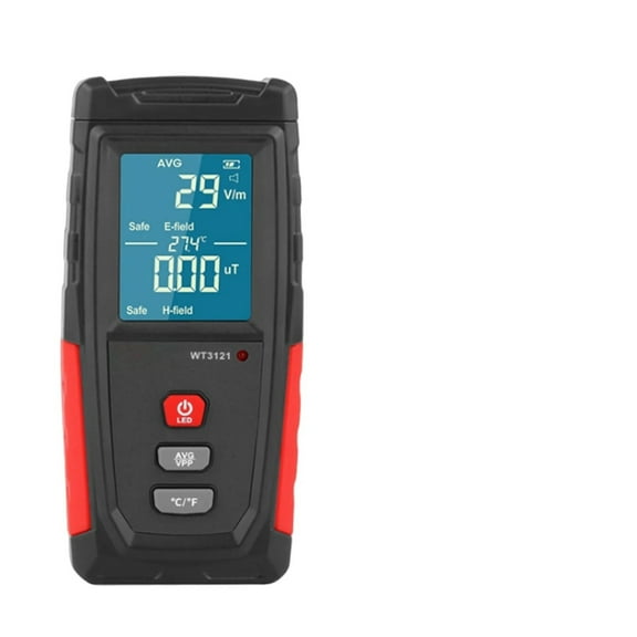 Rechargeable Digital 5G 4G EMF Electromagnetic Radiation Meter Tester Detector Handheld Portable Counter Emission Dosimeter , Readable
