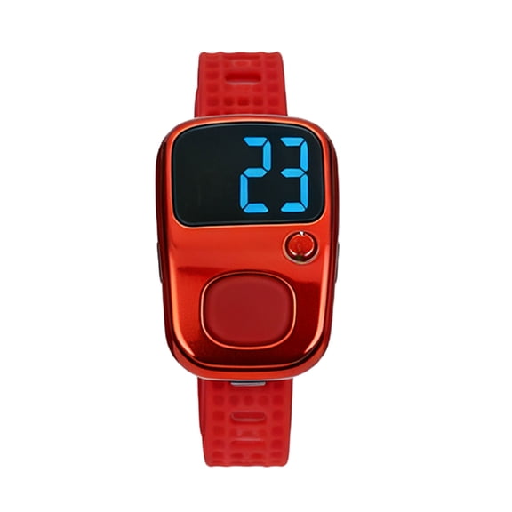 Rechargeable Digital Counter with LED Screen Timer Silicone Strap for Easy Counting Portable Clickers