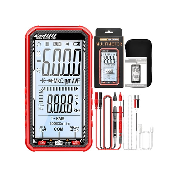 Transportable Multimeter Tester Auto Ranging NCV Detection USB CREATE Charging Professional Electrical Maintenance Tool