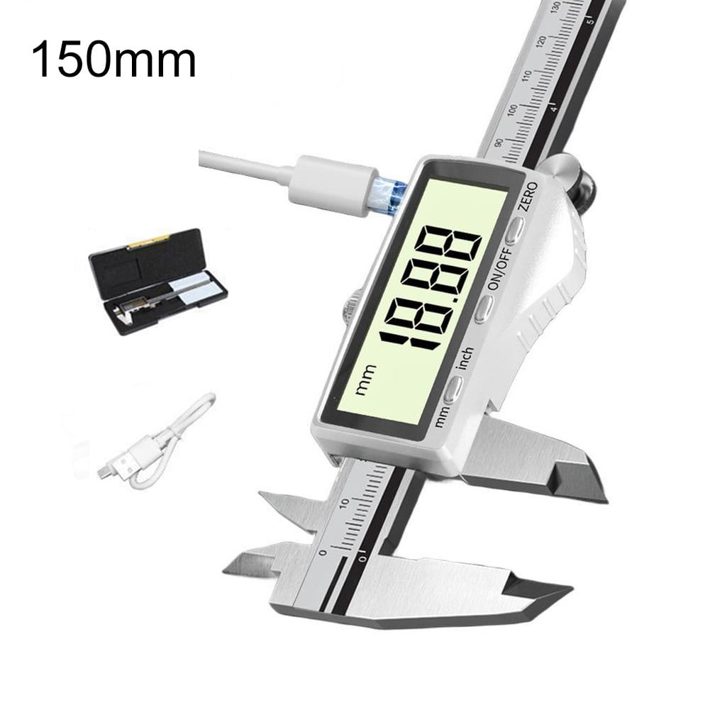 Rechargeable Digital Vernier Caliper: High for Precision Measurements with USB-C