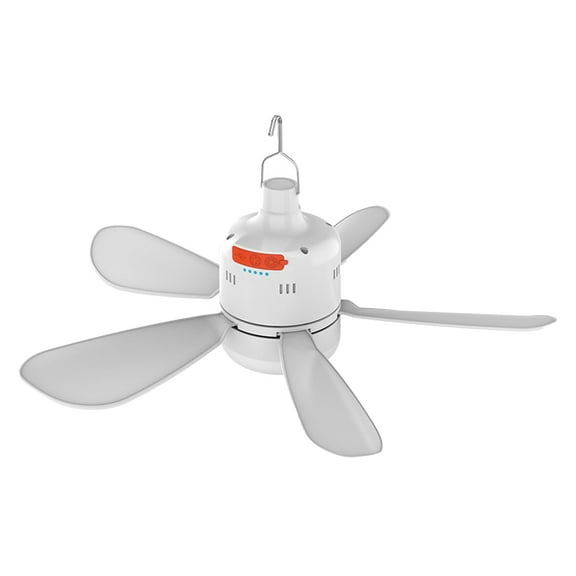 Rechargeable Dimmable LED Ceiling Fan Light Bulb With Remote Control For Home Kitchen Bedroom Garage Energy Efficient Air Circulation
