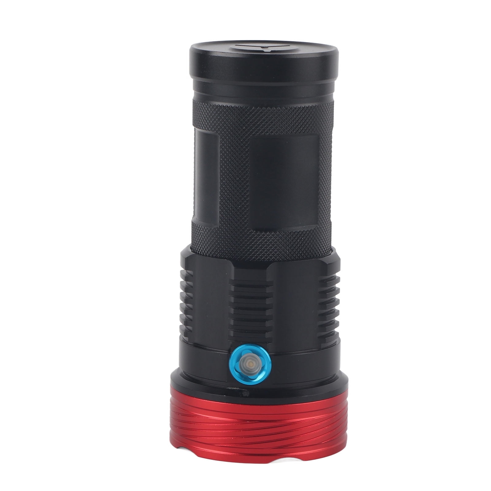 Rechargeable Dive Light, Super Bright Scuba Diving Flashlight With 9 T6 Lamp Beads And Anodized Black Treatment, Waterproof Dive Torch For Outdoor Activities, Travel, And