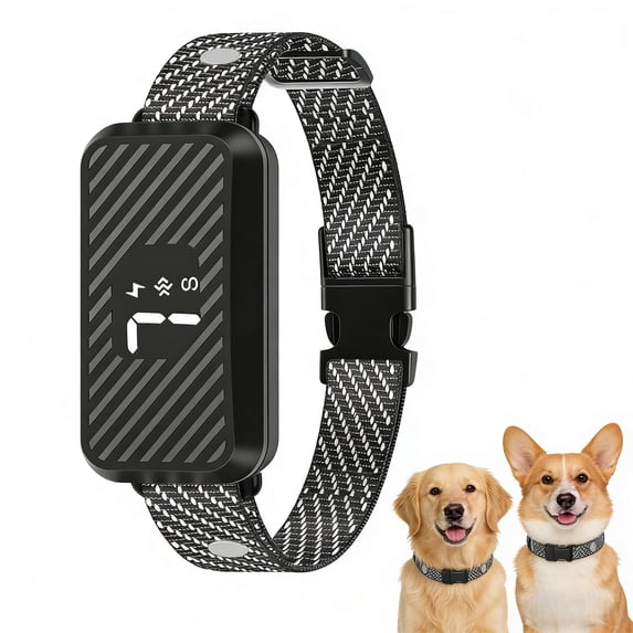 Rechargeable Dog Bark Collar for Large Medium Small Dogs, Anti Barking Training Collar with 7 Sensitivity Levels, 3 Training Modes, Waterproof No Bark Collar