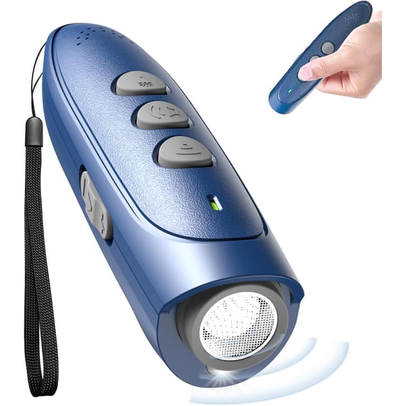 Ultrasonic Dog Bark Deterrent, Rechargeable, 3 Modes, 16.4ft Range, Indoor & Outdoor