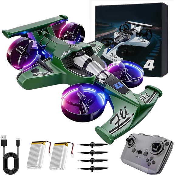 Rechargeable Dual-Mode Car Drone - Drive & Fly, 2-in-1 Flying Rc Car Drone, Flying Cars Drones, Three Speed, One-Key Tricks, Impact-Resistant Design, Land and Air Combined, Easy To Operate