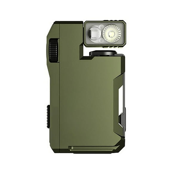 Rechargeable EDC Flashlight Powerful RGB Flashlight Portable Flat Mini Flashlight