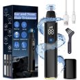 thumbnail image 1 of Rechargeable Ear and Nose Hair Trimmer for Men Women，Dual-Blade Waterproof Nose Hair Trimmer Clipper Pro-15,000 RPM Motor with 3 Speed  and LED Display,USB Rechargeable Easy to Clean, 1 of 7