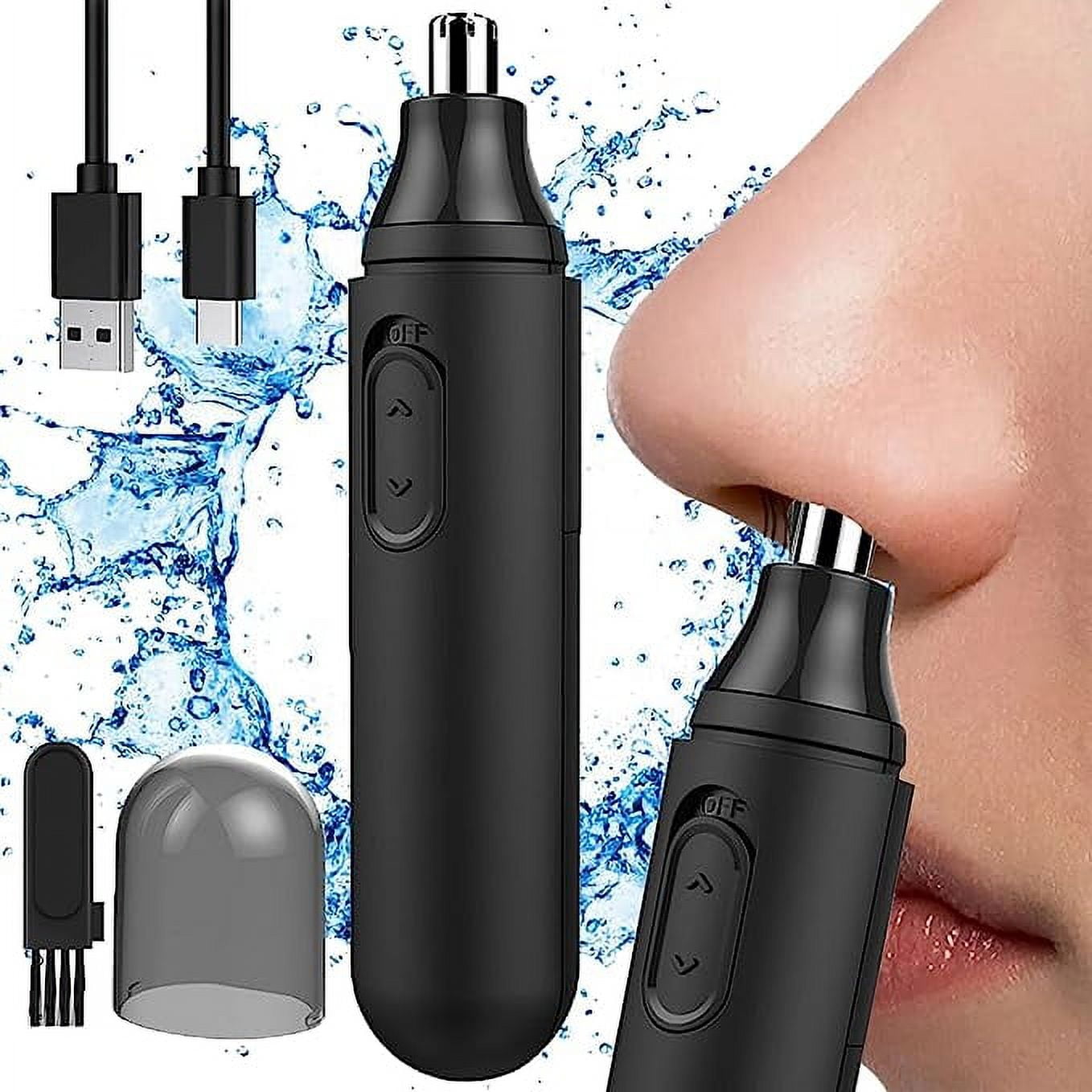 Rechargeable Ear and Nose Hair Trimmer for Men Women, USB Electric