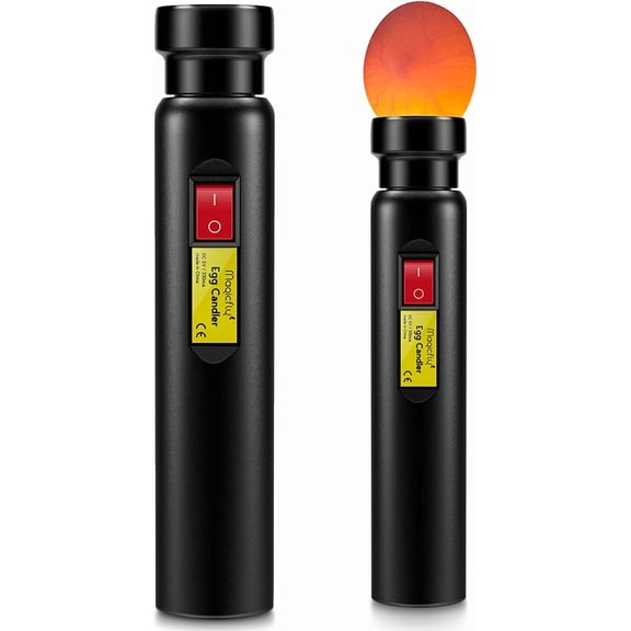 Rechargeable Egg Candler Tester for Monitoring Eggs Development, Bright Cool LED Light Candling Lamp