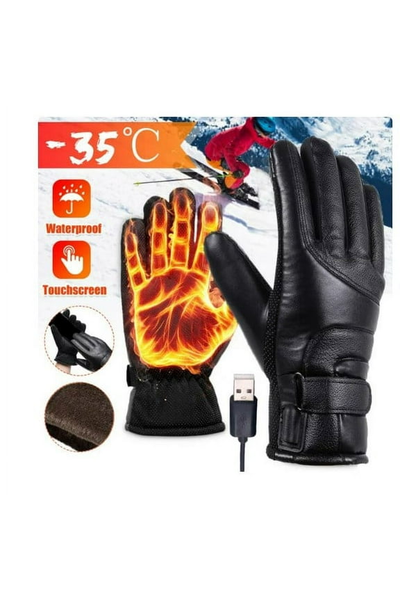 Rechargeable Electric Battery Heated Gloves for Men and Women,Outdoor Indoor Battery Powered Hand Warmer Glove Liners