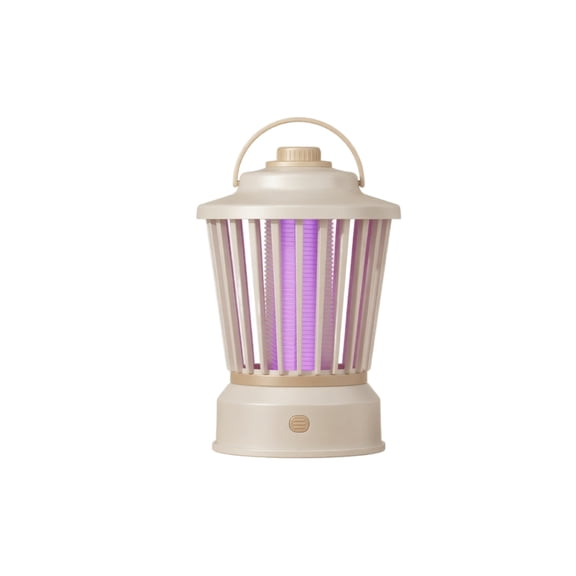 Rechargeable Electric Bug Zapper Portable Mosquito Lamp Durable Purple Light Attractant Insect for Indoor Home Outdoor Camping Patio White 1 Pack