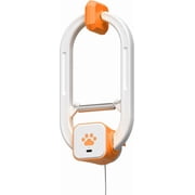 Rechargeable Electric Cat Teaser, Interactive Door Clip Teaser for Cats, 2 Motion Modes 360  Spin & Irregular Jumping, Smart Auto Cat Toy for Exercise & Fun Orange
