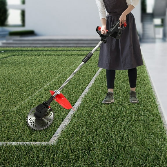 Rechargeable Electric Cordless Grass Trimmer 1800W Strimmer Garden Edger Cutter