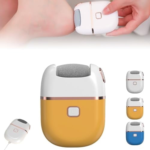 Rechargeable Electric Foot Exfoliating Scrubber, Electric Pumice Stone for Feet, Callus Remover for Feet, for Men and Women Portable Rechargeable Foot Scrubber