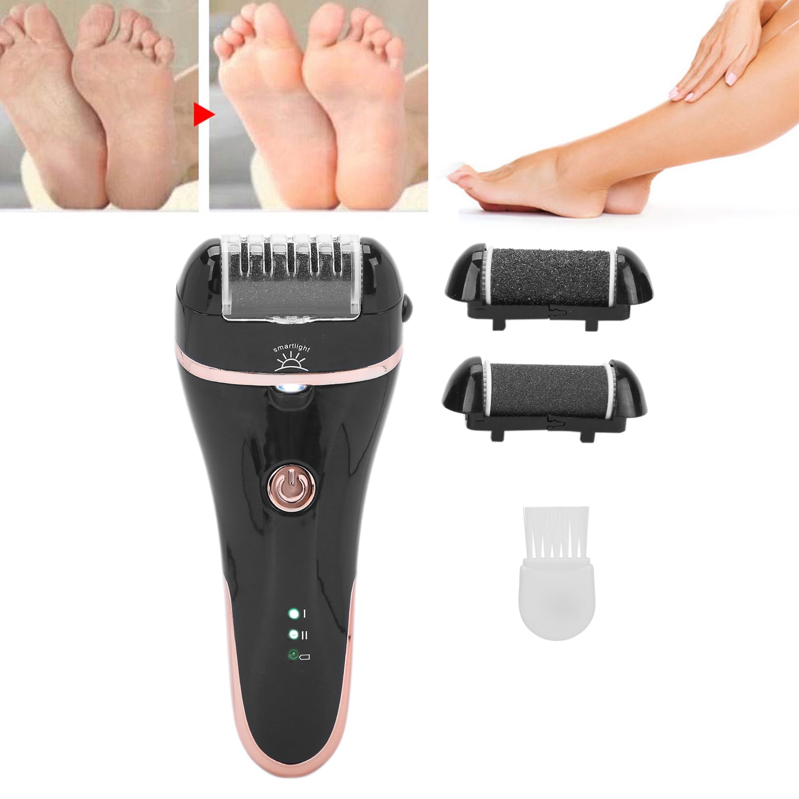 Rechargeable Electric Foot Rasp IPX7 Waterproof Electric Pedicure