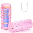 thumbnail image 1 of Rechargeable Electric Hair Curlers (2-pack) — Mini Usb Heated Bangs Curling Set: A Portable Bangs Styling Tool featuring Cordless Heated Curlers with Auto-Shutoff Function, helping you effortlessly s, 1 of 7