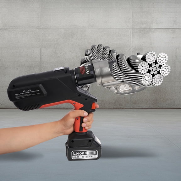 Rechargeable Electric Hydraulic Plier Battery Power Crimping Tool 18V 16-400mm2 400W for Electric Power Engineering, Automobile Maintenance, Machinery Manufacturing