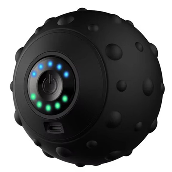 Rechargeable Electric Massage Ball for Neck, Shoulder, Back, Foot - Muscle Relaxation, Yoga, Portable Fascia Therapy A