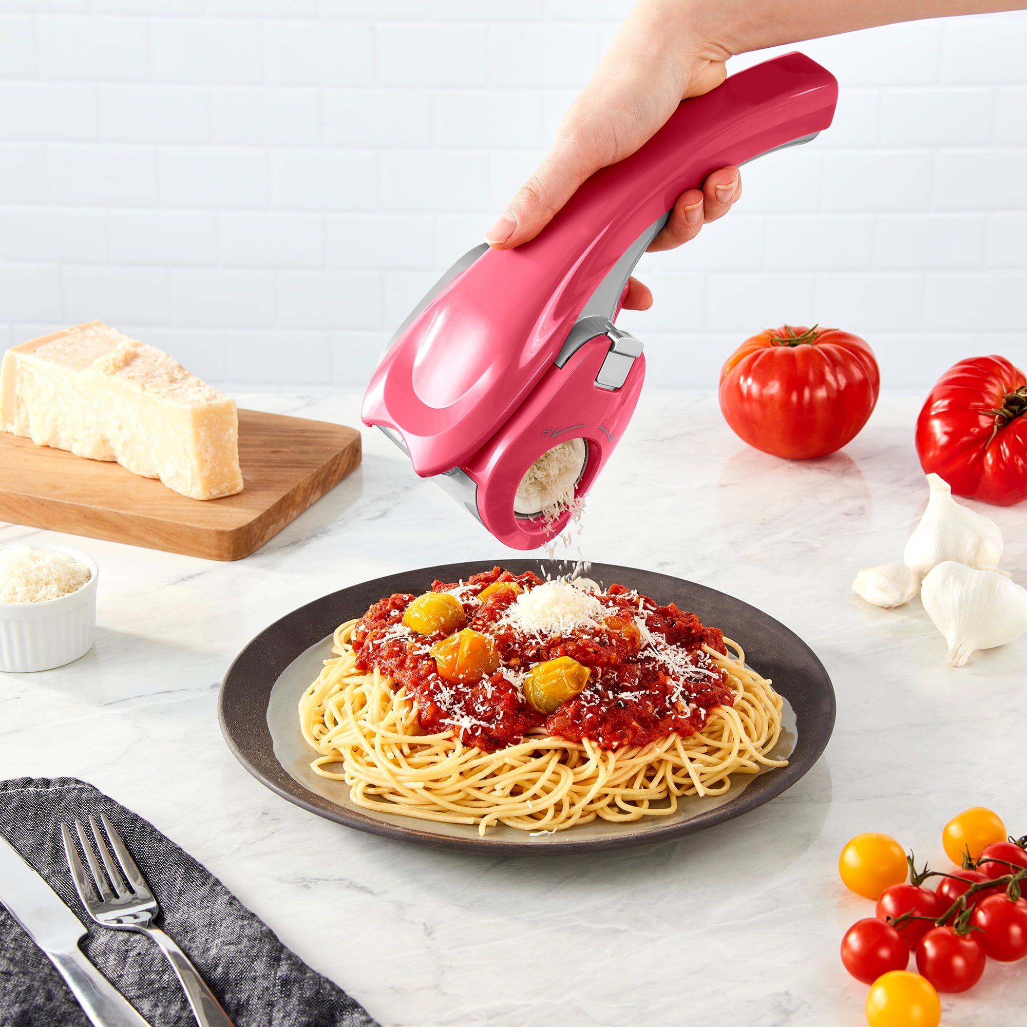 Rechargeable Electric Rotary Grater, Red
