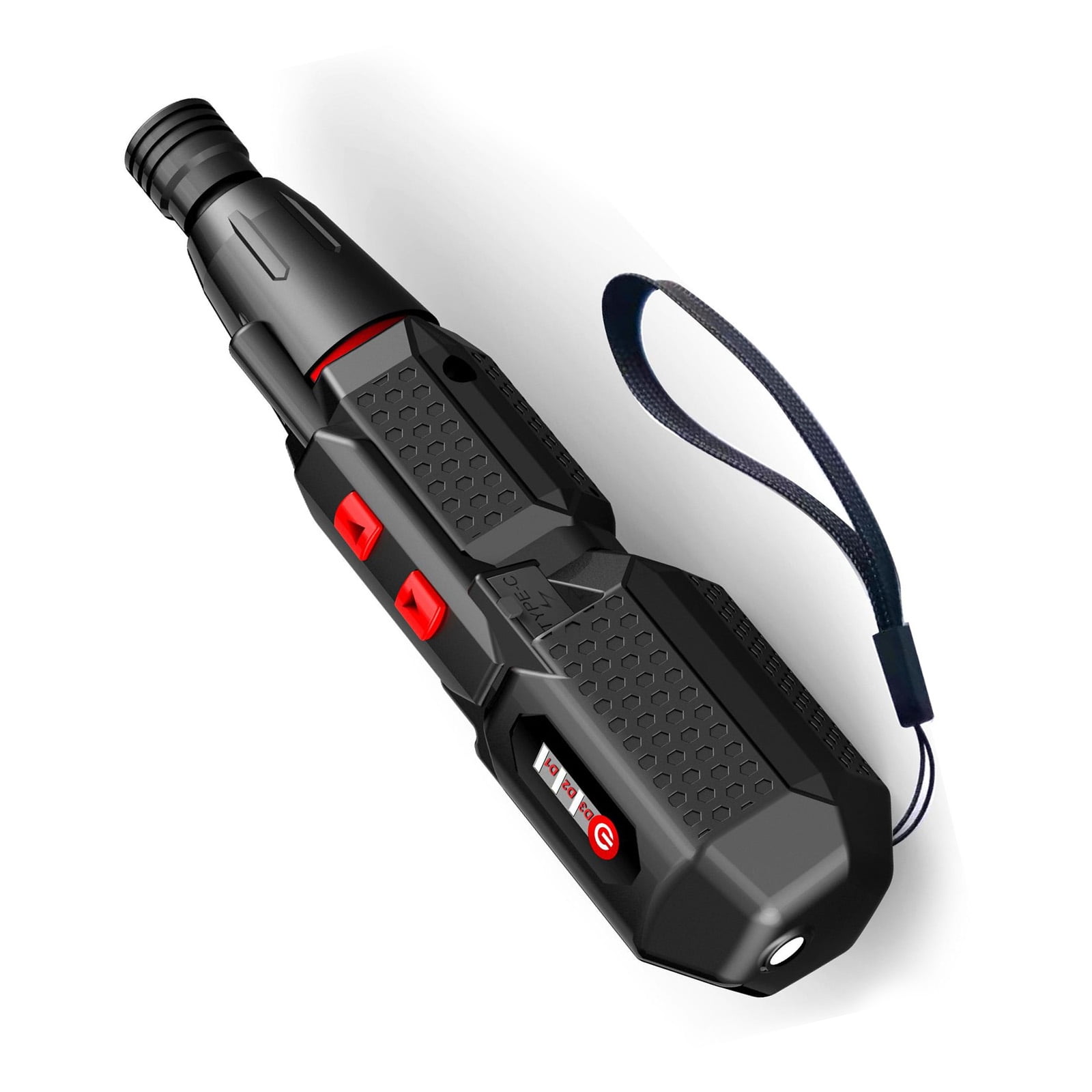 Rechargeable Electric Screwdriver 280RPM 10Nm Manual Mode 13 in 1 Set With Double Illuminations for Dark Space Assembly