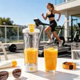 thumbnail image 1 of Rechargeable Electric Shaker Bottle, Plastic, For Home, Gym, Office, USB Powered Mixing Cup, Style B, 1 of 6