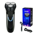 thumbnail image 1 of Rechargeable Electric Shaver, Precision Shaving Razor, Portable 3-Head Close Clean Shaving System, Long-Lasting Battery Life Cordless Waterproof Trimmer, 1 of 6