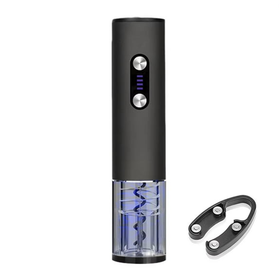 Rechargeable Electric Wine Opener Set - Automatic Corkscrew with Foil Cutter, Ideal for , Bar, Kitchen Use