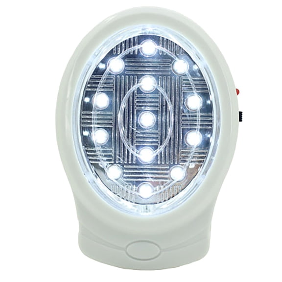 Rechargeable Emergency Light - 13 LED Night Lamp for Power Outages - US Wall Plug