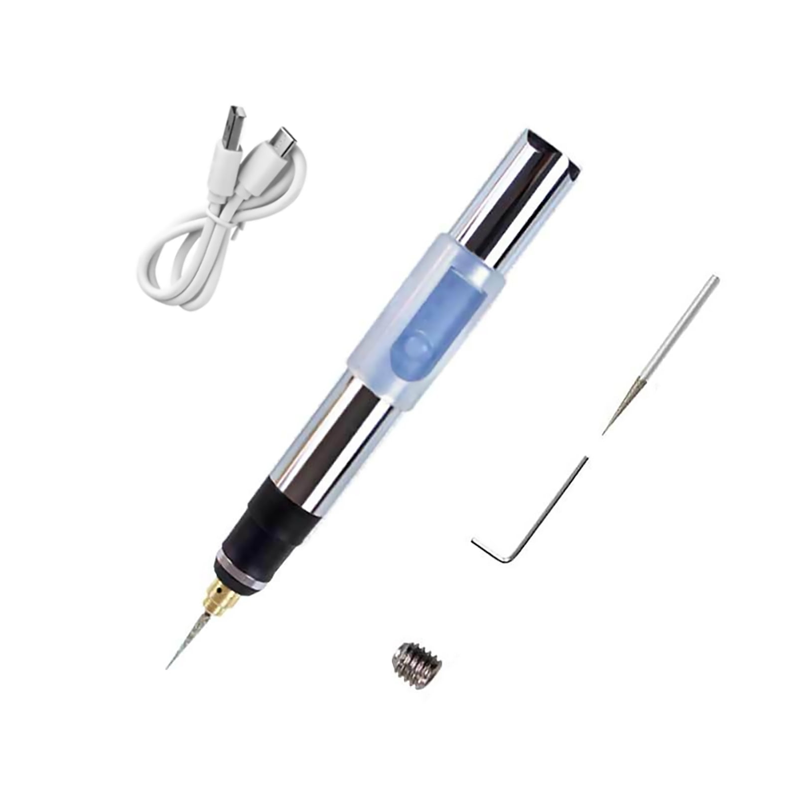 Rechargeable Engraving Pen Kit for Stone and Glass Artwork for Creative Hobbyists Carver Part