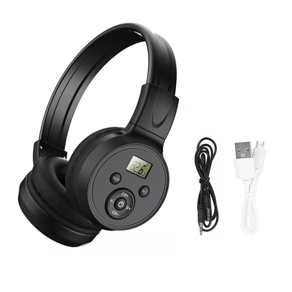 Rechargeable FM Digital Radio Receiver Headphone Foldable Audio Headset 3.5MMTAPDRA Spare Part