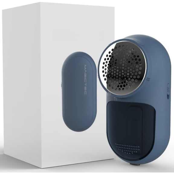 Rechargeable Fabric , Lint Remover Sweater Defuzzer Lints Fuzzs Pills Pilling Trimmer for Clothes and Furniture - Operated Blue