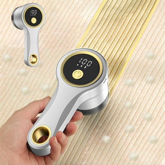 Rechargeable Fabric Shaver,Electric Lint Remover with Digital Display,Fabric Shaver,Electric Lint Remover,Sweater Defuzzer to Remove Pilling,Lint Shaver for Clothing,Furniture,Sofa,Sweater,Blanket