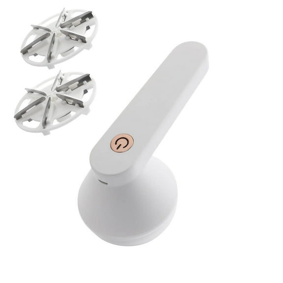 Rechargeable Fabric Shaver Lint Remover Electric Sweater Defuzzer with 2 Replacement Blades Portable Clothing Maintenance Tool USB Charging