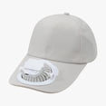 thumbnail image 1 of Rechargeable Fan Hat for Men and Women, Sun Protection Cap with 360° Rotatable Fan, Adjustable Speed, Long Battery Life, Portable Cooling for Outdoor Travel Sports Leisure Activities, 1 of 6
