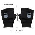 thumbnail image 1 of Rechargeable Fingerless Heated Gloves for Men and Women - Portable Hand Warmers with USB Fast Charging, Ideal for Outdoor Activities and Cold Weather Comfort, 1 of 6