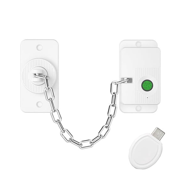 Rechargeable Fingerprint Safety Lock Adjustable Childproof Lock for Door Window Cabinet