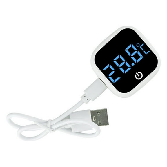 Rechargeable Fish Tank Thermometer Digital Aquarium Stick-On For Turtle Reptile Fish Tank Thermometer Tools