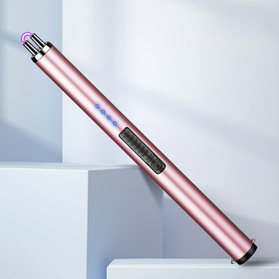 Rechargeable Flameless Arc Lighter - Windproof USB-C Igniter for Candles, Gas Stoves & Grills, Butane-Free Safe Design with Auto Shutoff (500+ Uses per Charge)