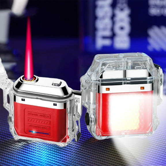 Rechargeable Flameless Lighter with Windproof and Waterproof Features Unique Gift for Father's Day Christmas Birthday Perfect for Outdoor Use