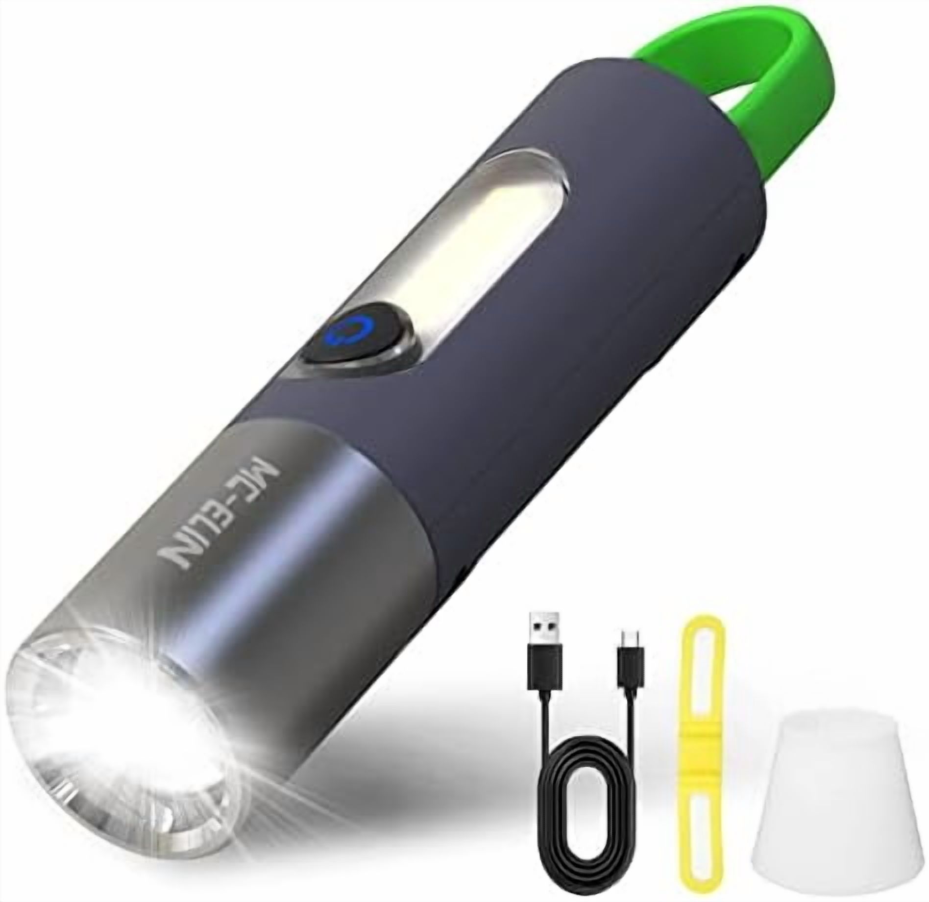 Rechargeable Flashlight,USB C High Lumens Zoomable Small LED Flashlight ...