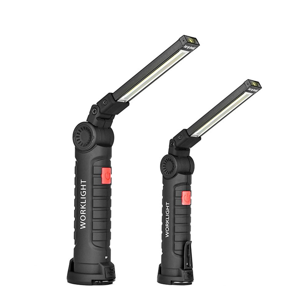Rechargeable Flashlight with Base 360° Rotate LED Work Light