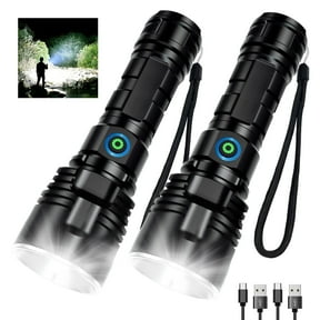 Rechargeable Flashlights 750,000 High Lumens - 2 Pack, 12 Hours Powerful LED Flash Light with Multiple Light Modes, Super Bright & IPX5 Waterproof Torch for Camping, Home, Emergencies
