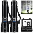 thumbnail image 1 of HIBIBUD Rechargeable Flashlights 2 Pack,990000 Lumens Super Bright LED,5 Modes for Home,Outdoor, 1 of 8