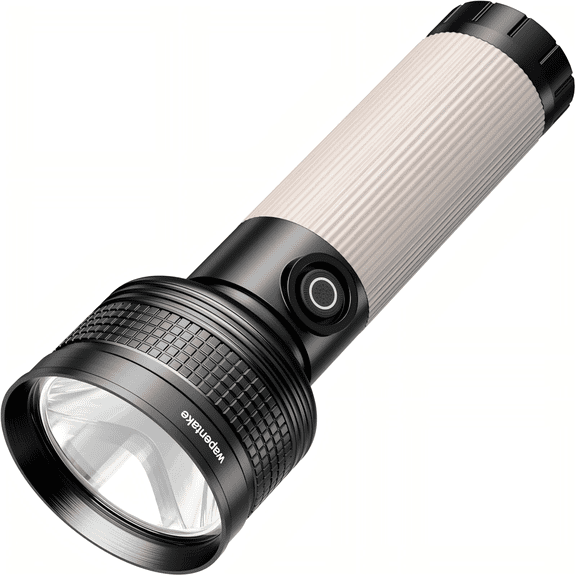 Wapentake Rechargeable LED Flashlight with Zoom, 5 Modes, Magnetic Base and COB Side Light for Outdoor and Home Use
