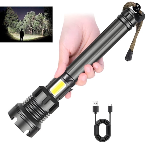 AMBLER LED Flashlights High Lumens Bright Zoomable Waterproof Emergency Flashlights